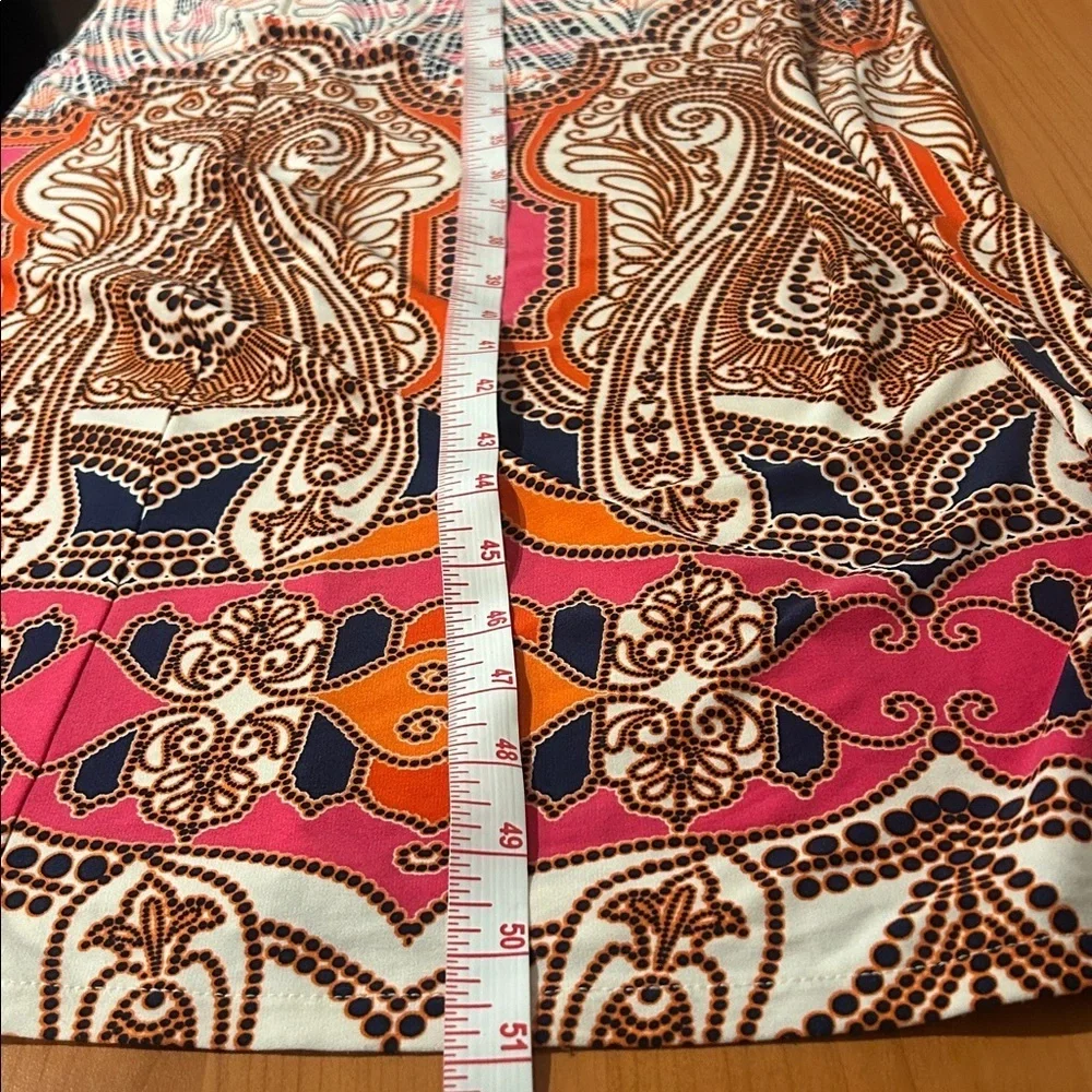 Kelly Diane Elegant orange and white Maxi Dress - Picture 12 of 13